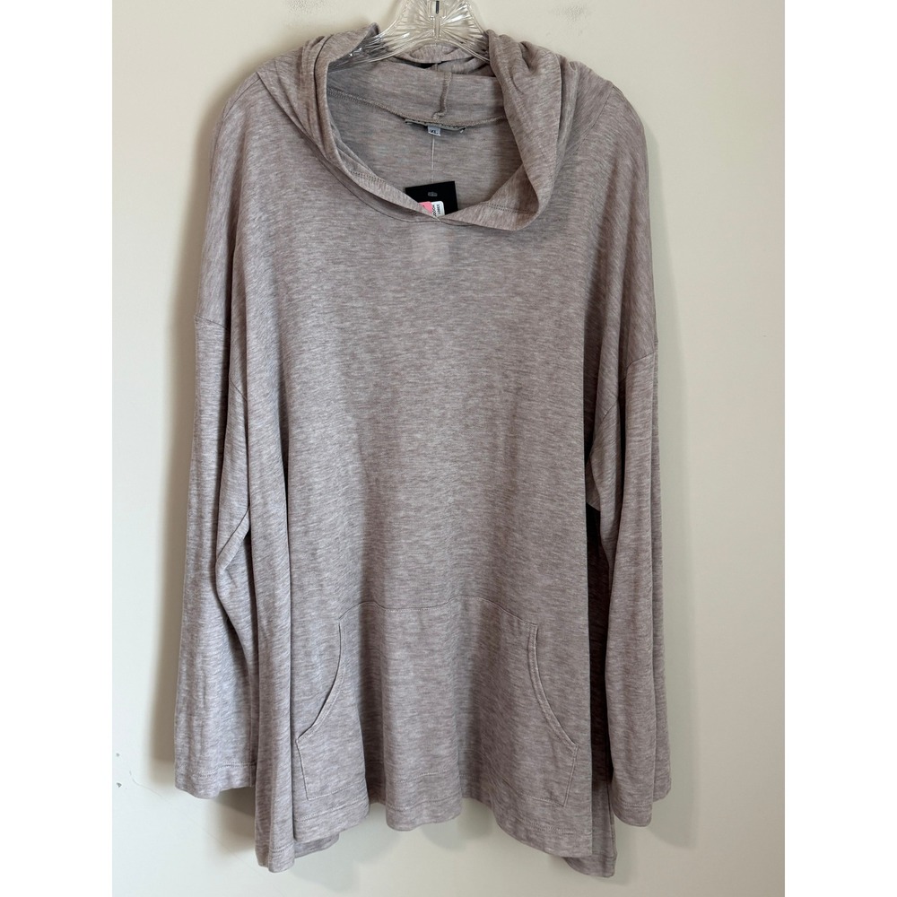 NEW Bryn Walker Lightweight‎ Hooded Shirt Womens XL Oversized Sweatshirt USA